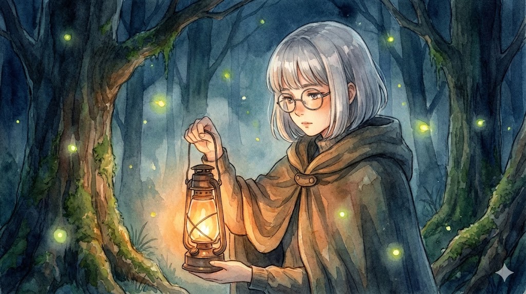 【夜伽】騒がしい心を食べる、古びたランプの話