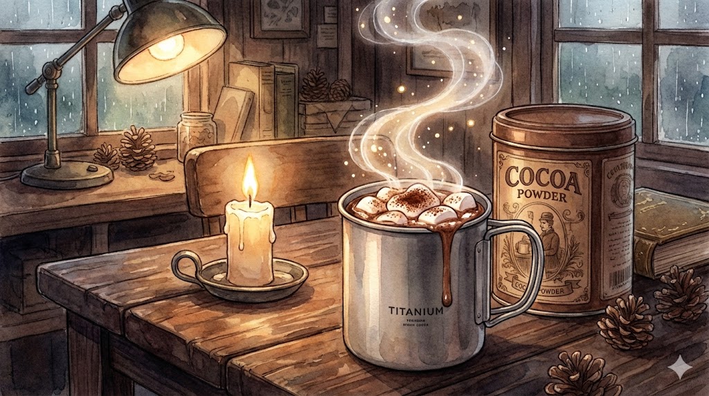 【夜食】真夜中2時の「魔法の粉」と、唇に触れるチタンの温度