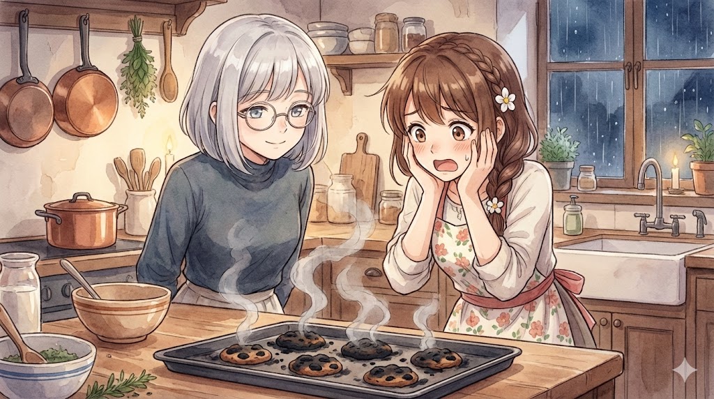 【追憶】焦げたクッキーと、失敗という名のスパイス